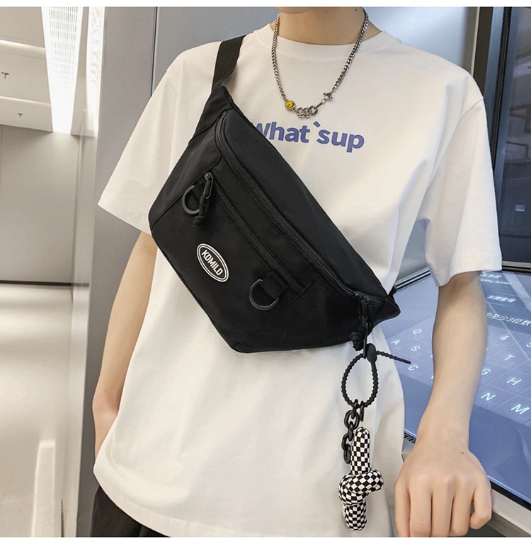 Men's Streetwear Solid Color Nylon Waist Bags display picture 36