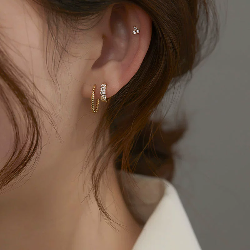 Изощренный дизайн серег, тренд сезона, 925 образец серебра