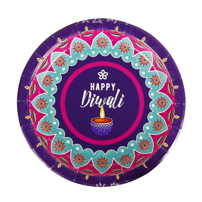 クロスボーダー専用紙皿新型排灯節happy diwali使い捨て紙コップ紙皿セット|undefined