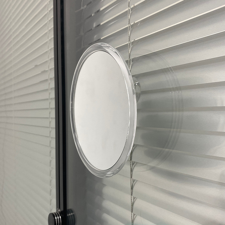 Ronda 10X15X20X agrandado transparente inodoro de una sola cara baño ventosa maquillaje espejo HD lente de cristal