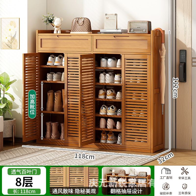 ⭐ 추천 모델 ⭐ 베인 도어 4도어 8겹, 조임끈 부츠 - 32CM 더 깊고 더 큰 사이즈의 신발에 적합