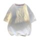 NASA Short-sleeved T-shirt Men's Summer Thin Simple Loose plus size Fashion Brand Casual Loose Half-sleeved Fashionable Top