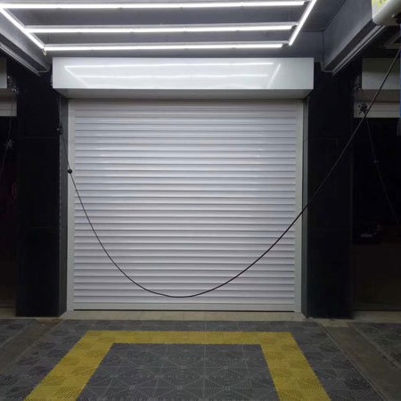 旭日环照 供应天津市蓟州区区自动欧卷门 民用欧式卷帘门 民用欧