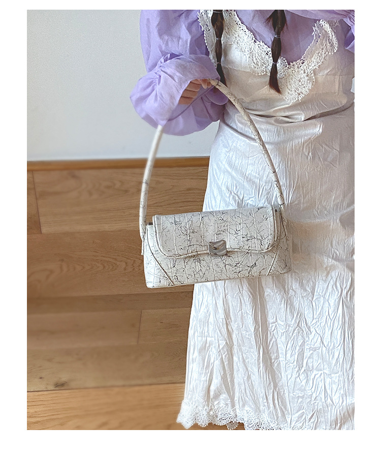 French Niche Design Underarm Bag Women's New 2023 Fashion Graffiti Shoulder bag high-level sense of all-match handbag_voghion.com