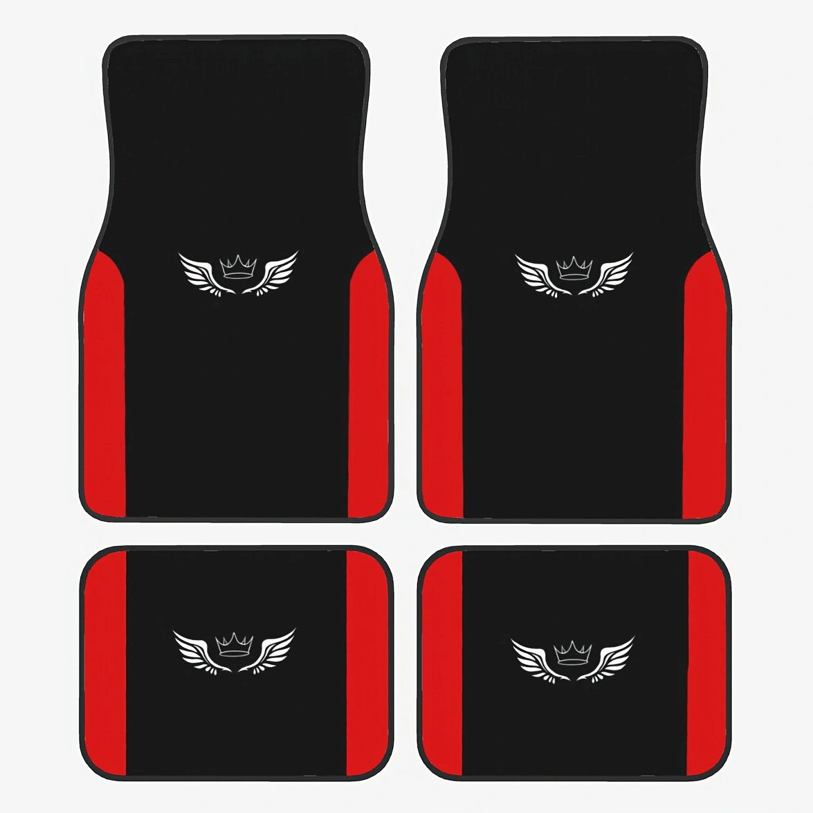 TEMU retro estilo nórdico alfombra de pie de coche alfombra de cuatro piezas tapete resistente a las manchas almohadilla de pie Amazon TEMU al por mayor