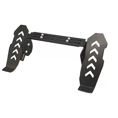 Electric vehicle and electric motorcycle recessed adjustable-angle widened universal front footrest for multiple models, no-drill modification (Electric vehicle pedal) - new-electric-scooter-model