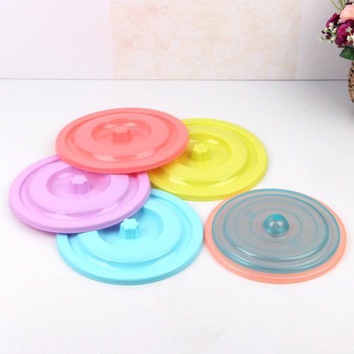 IYR7 Colored Plastic Bucket Lids in Square and Round Sizes, Sold Individually, Preservation Covers, Transparent Lids, Household Buckets