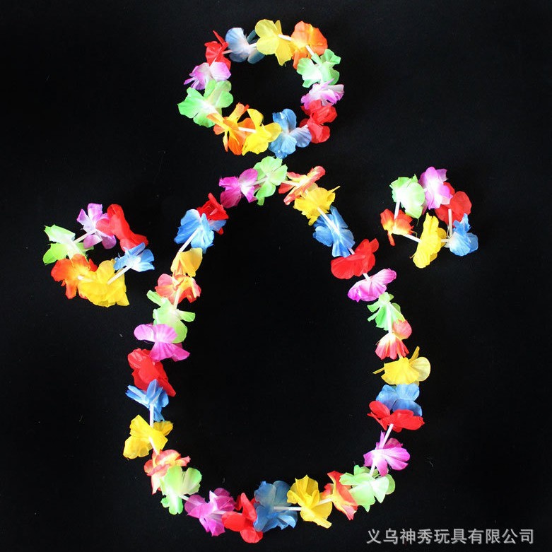 1 Hula guirnalda espectáculo Hawaiian hierba falda longitud 30cm