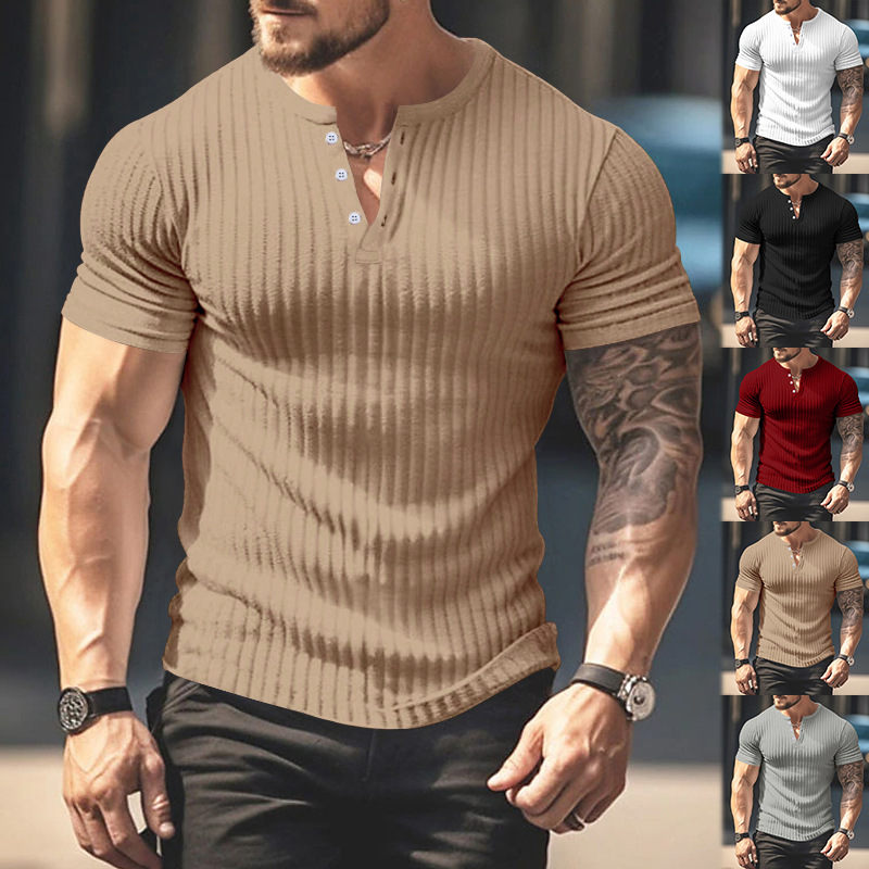 189g Weight Short Sleeve Sleeve Length Regular Sleeve Sleeve Type Polyester Fabric Type Regular Top Length T-shirt Tops Type Casual Occasion Round Neck, Collarless Neckline Breathable Function Slim Fit Type Solid Color Pattern Summer Season Men's Gender Simple Style Style Wholesale Men's Simple Style Solid Color Short Sleeve Men's Tops 3