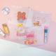 Cute Cartoon Rabbit File Bag Student Multifunctional Transparent Storage File Bag Examination Office Ring Zipper Bag