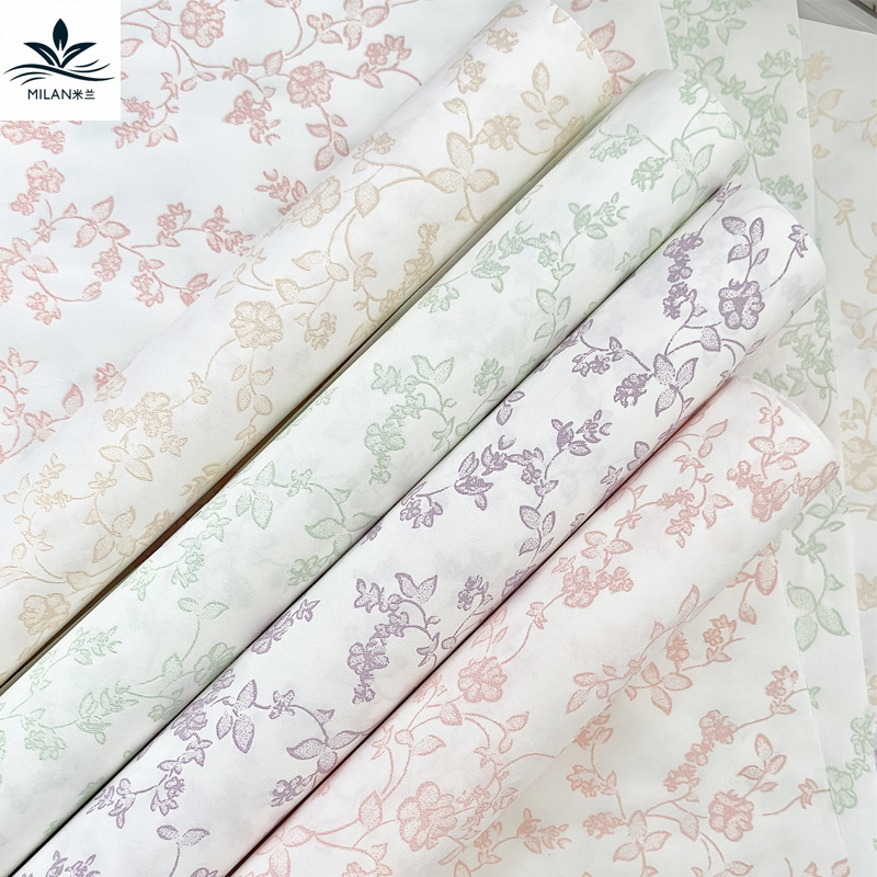 母亲节520浮雕包花纸南法花园系列包装纸防水鲜花花束海报艺术纸