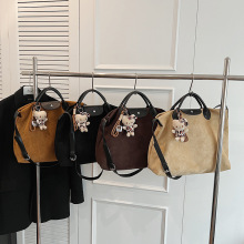 手提包包女新款今年流行大容量托特包百搭单肩大学生上课包通勤包