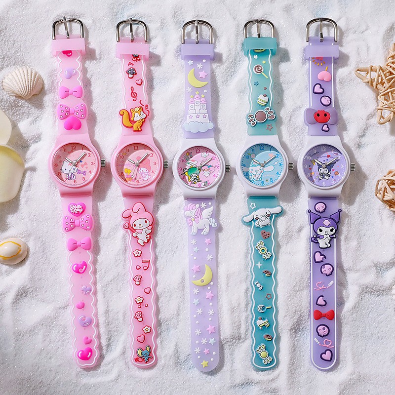 Cute Cartoon Children's Watch Primary School Students' Watch High Color Value Quartz Watch for Boys and Girls