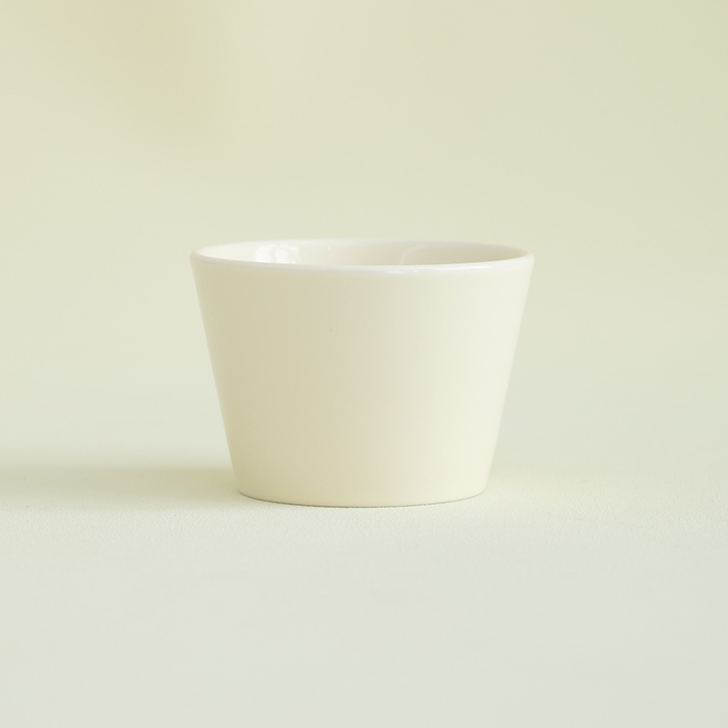 【西瓜红/小奶黄】猪口杯子200ml茶水饮料杯德化陶瓷咖啡杯拉花杯|undefined