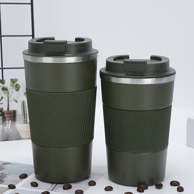 Taza de vacío de suministro directo de comercio exterior taza de café de acero inoxidable 304 taza de mano creativa taza de agua de coche de oficina al por mayor