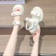 Internet Popular Super Hot Women's Sandals 2024 Summer New Velcro Outer Wear Casual Sports Small Women's Thick-soled Sandals