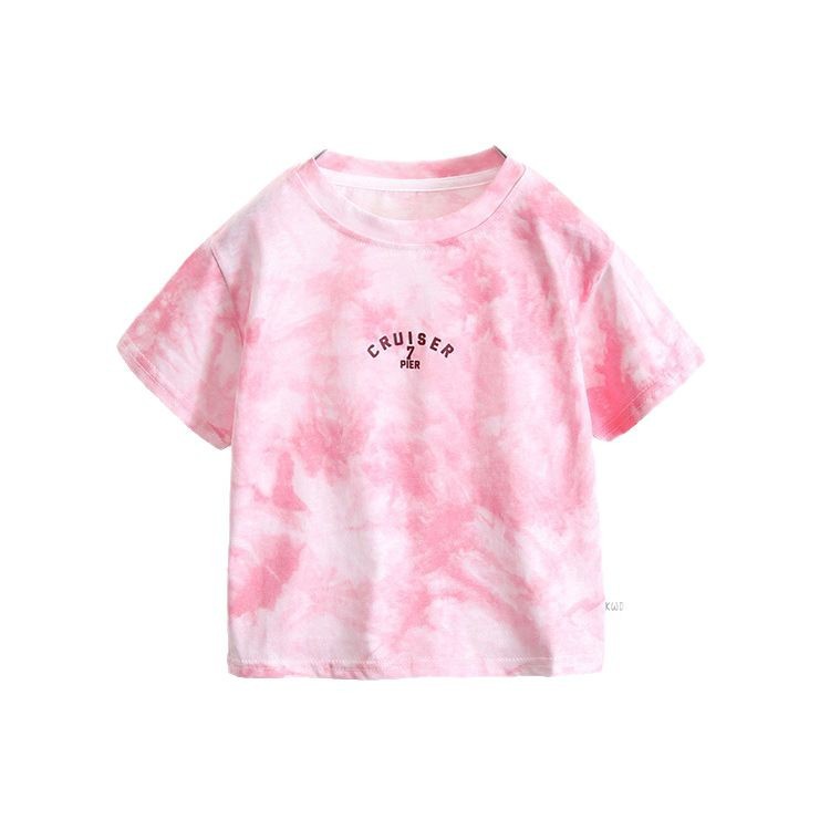 7841 camiseta de niño de manga corta 2025 nuevo estilo ropa de verano de media manga para niños pequeños