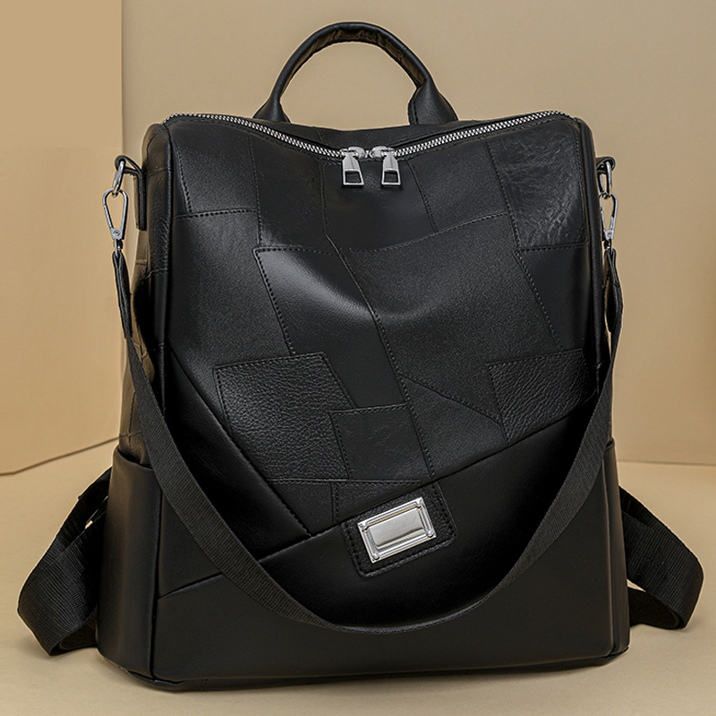 Comercio exterior nuevo estilo casual señoras PU mochila de viaje de gran capacidad multifunción retro de moda salvaje al por mayor