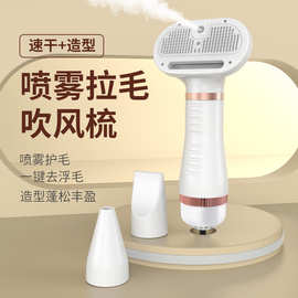 宠物风干机狗狗吹毛神器热风梳狗狗拉毛一体吹风机吹毛梳狗狗顺毛