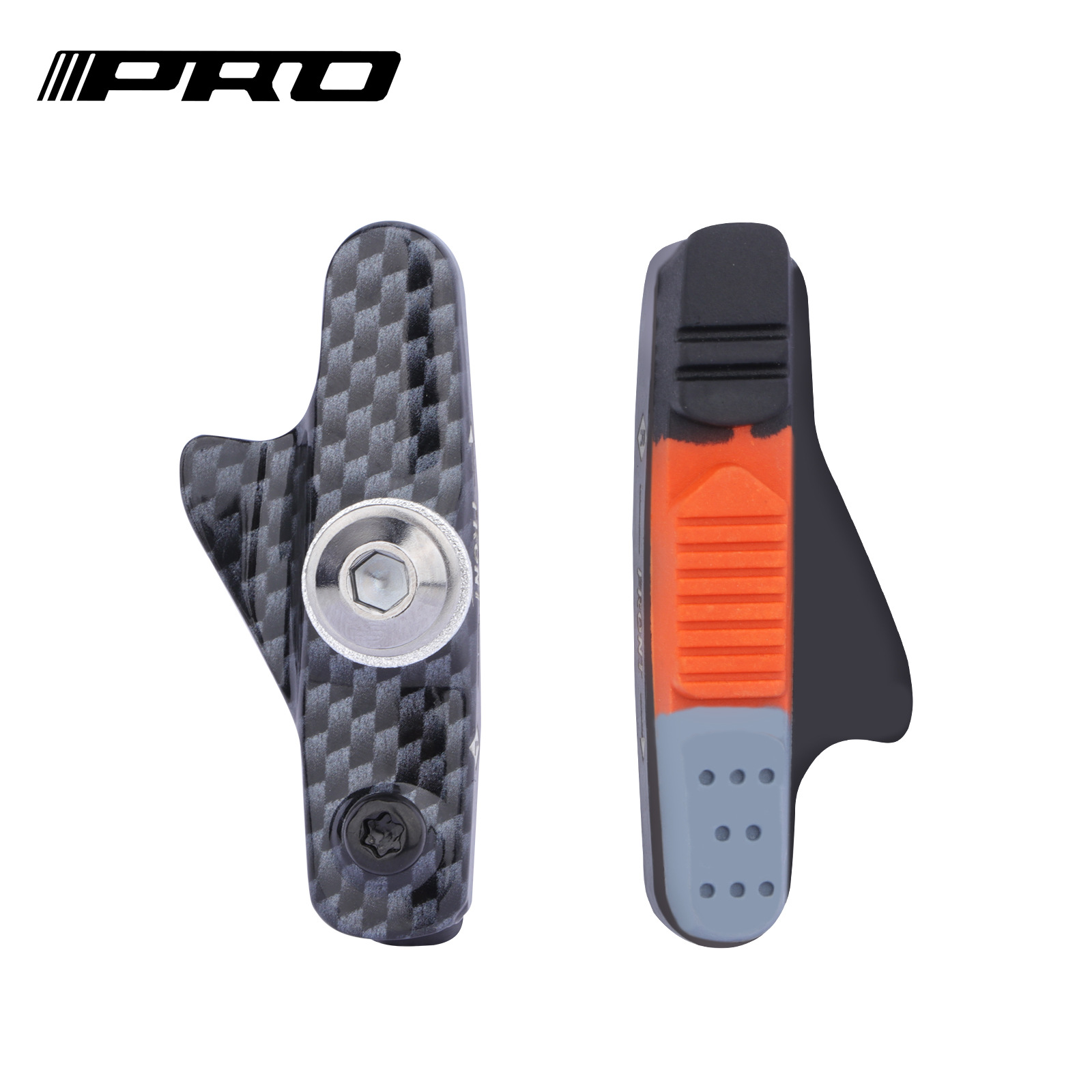 MEROCA Carretera almohadilla de freno anillo de aleación de aluminio C pastillas de freno 700C freno de la bicicleta bloque de freno de goma