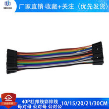 线彩排线母对母公对母公对公 10CM 20CM 30CM 15CM 40C连接线
