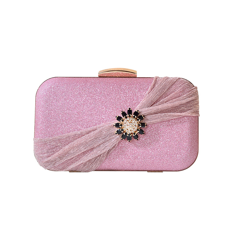 Nuevo estilo coreano bolso de noche de moda fiesta de noche transfronteriza diseño de nicho bolso de las mujeres bolso de la cadena del hombro para las mujeres