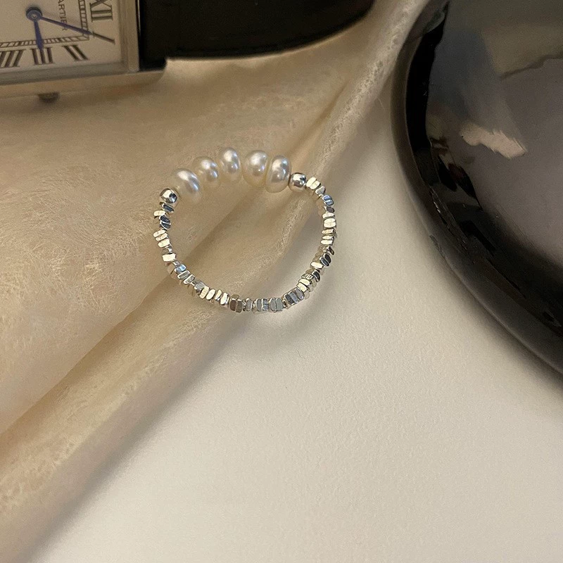 Accessory, nail decoration, small design ring, elastic strap, high-quality style, simple and elegant design