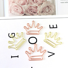 Metal Paper Clips Wholesale Irregular Shape Clips Office Cultural and Creative Supplies Colorful Cartoon Herringbone Clips