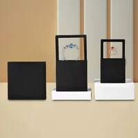 Прозрачная PE пленка витрина коробка для подвешенной упаковки Ювелирные изделия кольцо браслет коробка для мелких товаров подарочная коробка
