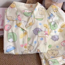 可爱满印甜美动物少女睡衣夏季短袖短裤ins风套装可外穿家居服