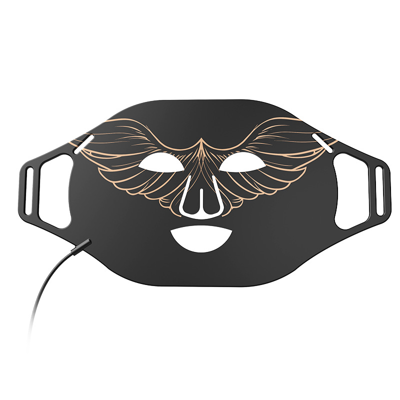 Lescoton fotón rejuvenecimiento de la piel instrumento LED máscara de silicona rojo y azul brillante fila luz espectro máscara belleza instrumento