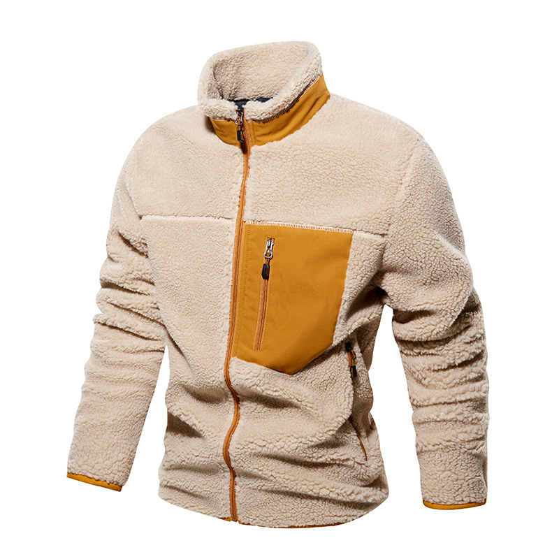 Giacca uomo in agnello casual e calda per l'inverno_voghion.com