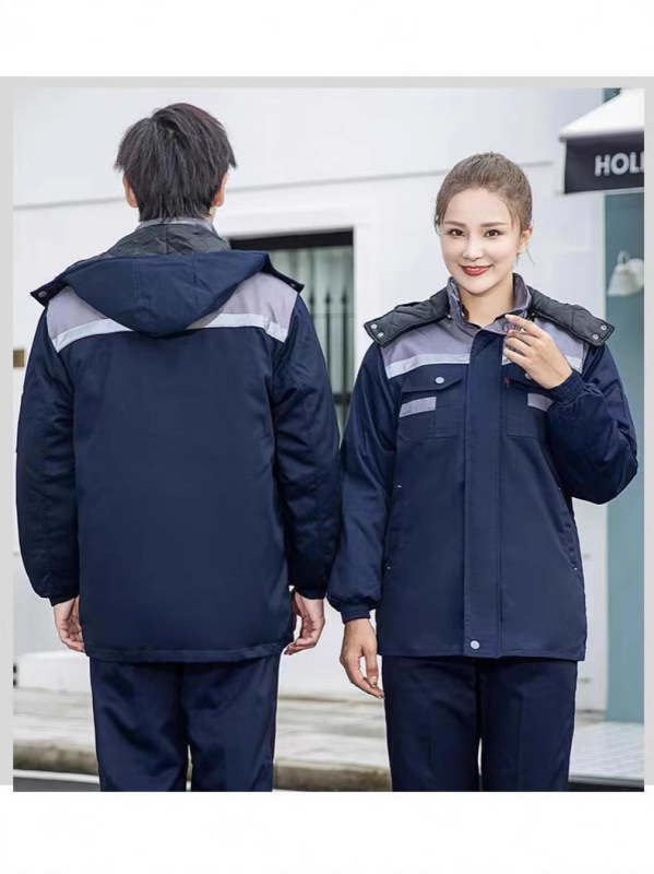 冬の肩の反射の中の長いタイプの綿服は取り外し可能です。|undefined