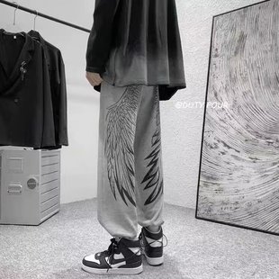 2024 New Arrival Loose Casual Pants Men's Korean Style Trendy All-match Pants Summer Thin Pendant Wide Leg Trousers