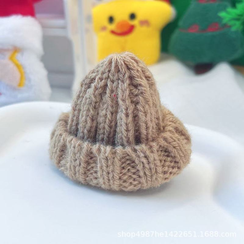 クロスボーダークリスマスクリエイティブミニウール帽子毛玉手作り DIY ジュエリーアクセサリーニット帽子卸売|undefined