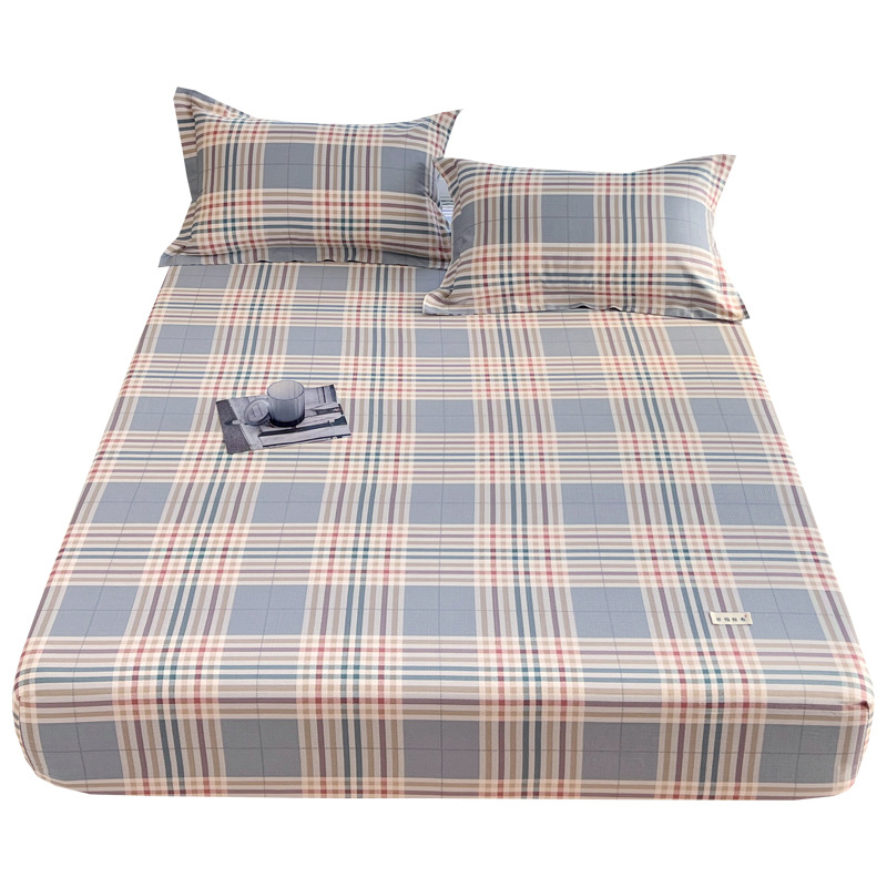 Colcha de cama de algodón 2025 nueva cubierta protectora de colchón sábana cubierta protectora Simmons cubierta protectora cubierta antipolvo juego de tres piezas