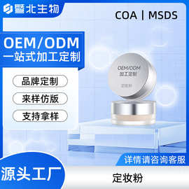 OEM定制控油定妆粉持久持妆不脱妆定妆粉适合油皮贴牌定妆粉