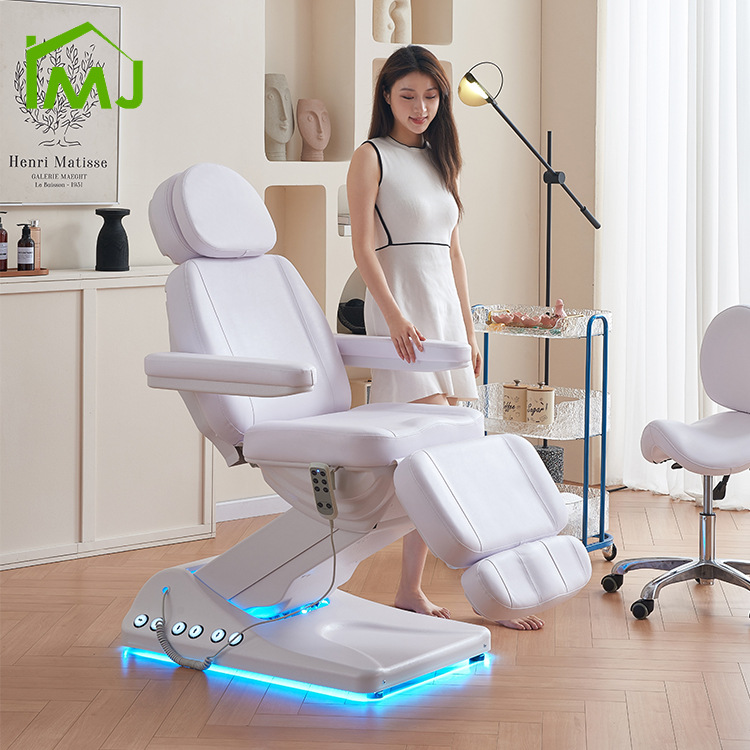 Electric injection bed treatment chair embroidered bed