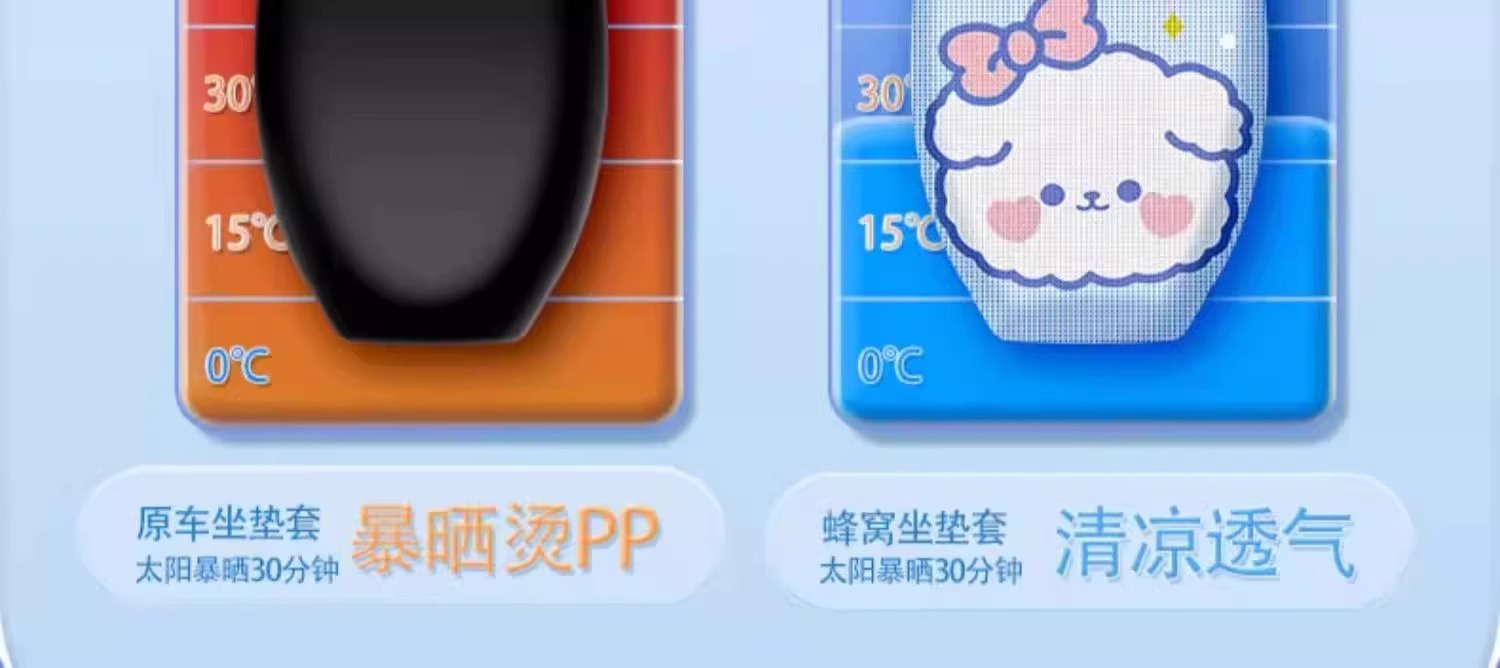 Electric Vehicle Heat-Insulating Seat Cushion, Sun-Proof and Quick-Drying, Electric Scooter Seat Cover, Summer Breathable Yadi Seat Cushion Cover