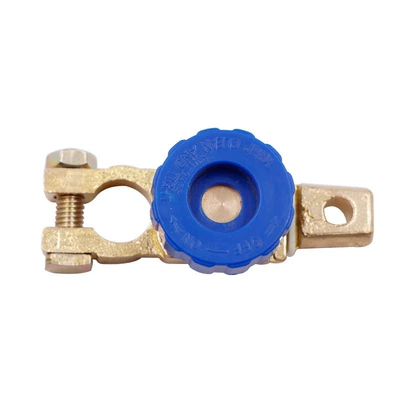 Power Cut-Off Switch (Strictly Selected) Power supply, ignition system accessories - power-off-switch-pure-copper-17mm-blue