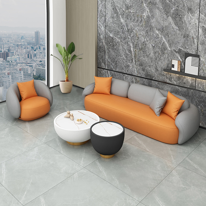 Nordic Mini Small Apartment Sofa Living Room Yoga Studio Beauty Salon Clothing Store Reception Rest Reception Sofa Combination