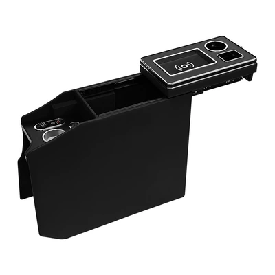 storage box with sliding | Armrest box