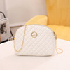 Shoulder bag, fashionable universal fresh chain, cute one-shoulder bag, 2023