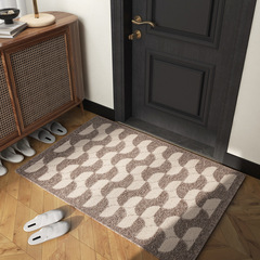 New cross-border entry floor mats, home door entrance mats, dust-removing wear-resistant door mats, simple water-absorbent non-slip carpets
