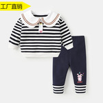 女童套装婴儿春秋小儿童运动衣服秋款秋季2021新款一岁女宝宝秋装