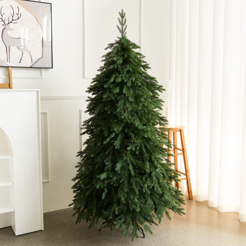 Shengyuan nuevo árbol de Navidad de abeto norteamericano con lámparas decoraciones de Navidad grandes fabricantes de decoraciones interiores y exteriores cabello recto