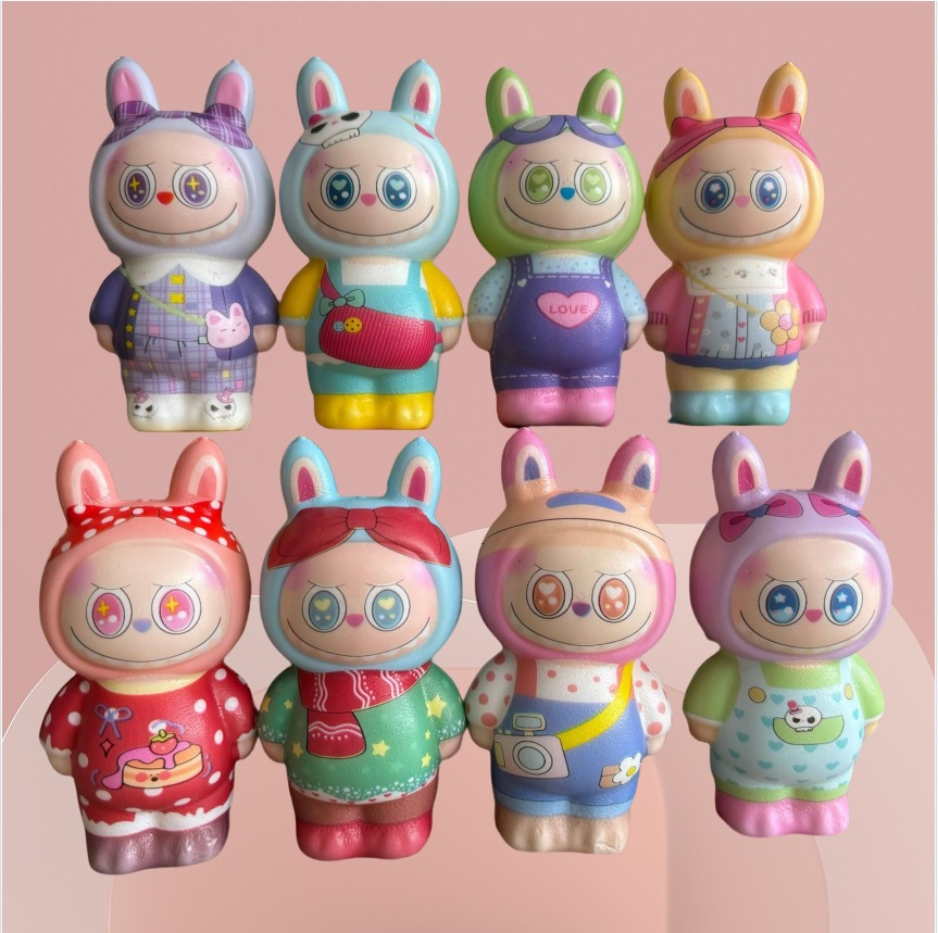 Bolsa de red al por mayor Sanrio Rabu Juguete de descompresión Descompresión de rebote lento Desahogue artefacto de descompresión Coulomi Adornos de dibujos animados