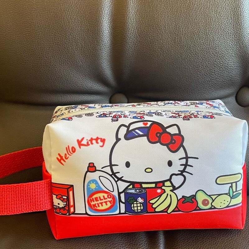 New Spring Travel Portable Cosmetic Bag Kt Printed Storage Sundries Small Portable Mommy Bag Cosmetic Bag