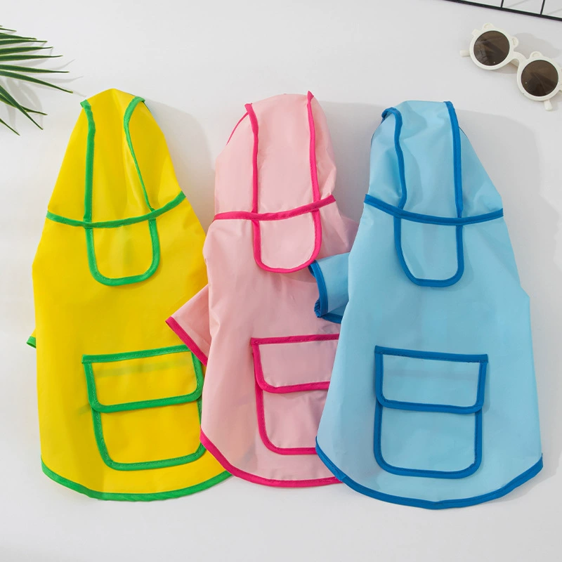 Новый дождевик, летняя одежда, одежда для домашних животных, дождевик, дождевик для щенков, весенняя и летняя одежда, одежда для собак, оптовая продажа