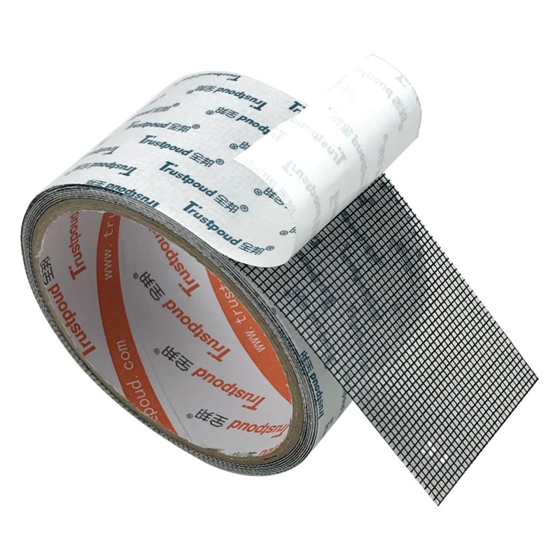 Verano anti-mosquito pantalla ventana pegatinas agujero autoadhesivo pantalla ventana reparación subsidios se puede cortar puerta del hogar cortina gasa agujero parche